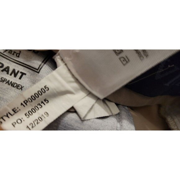 Vineyard Vines Pants Men’s On The Go OTG Stretch Golf Preppy Size 35x30 Tan FLAW - Picture 10 of 16